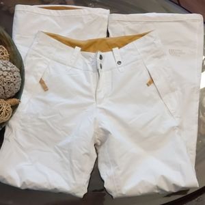 The North Face HyVent Ski Snow Pants white small